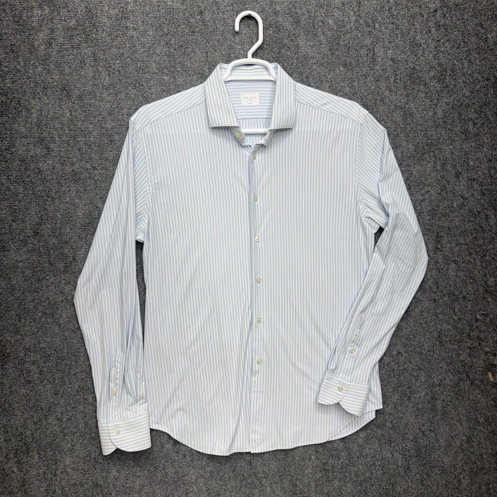 Xacus Active Shirt‎ Tailor Fit button up shirt long sleeve men's size 17.5 44